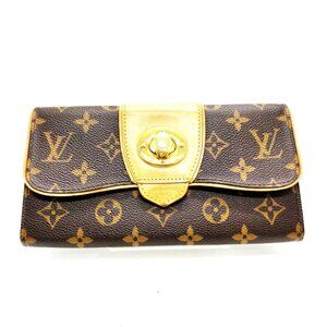 Louis Vuitton Long Wallet Brown Monogram 447-070425